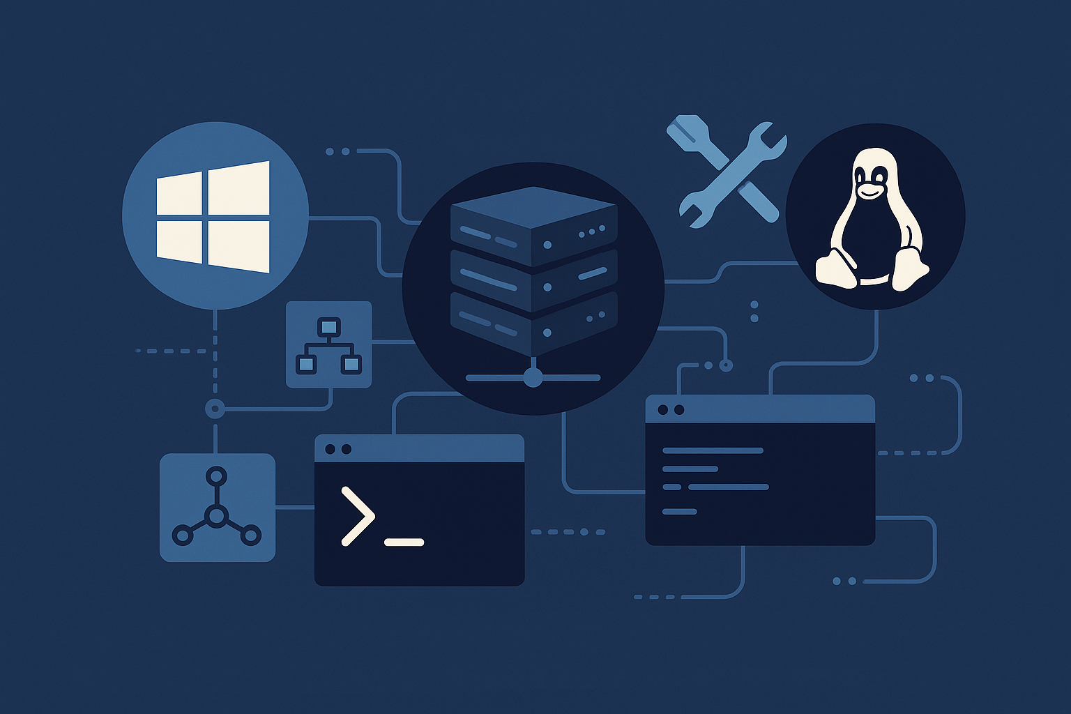 Imagen de Administración y Resolución de Problemas en Windows y Linux